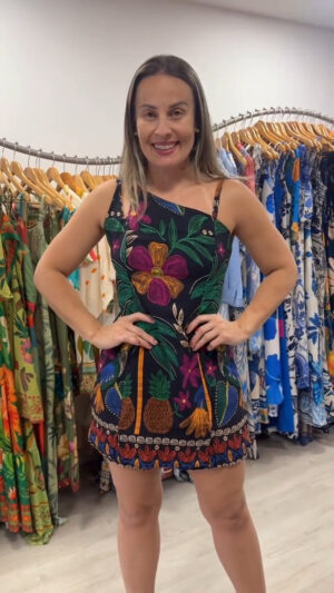 Macaquinho Raquel Multicolorido